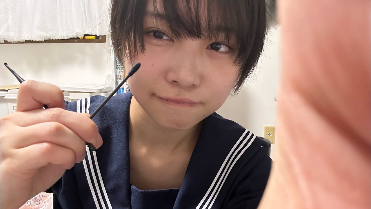 ASMR SR3D 指耳かき、オイルマッサージの音 ear cleaning massage