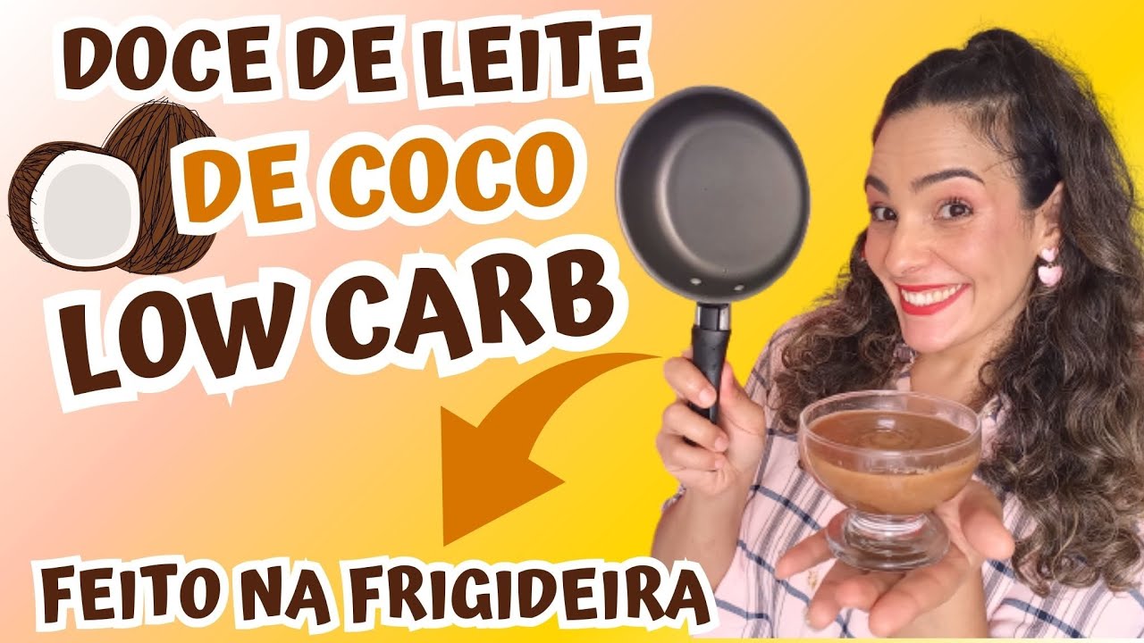 Doce De Leite De Coco Low Carb Rápido E Fácil Feito Na Frigideira