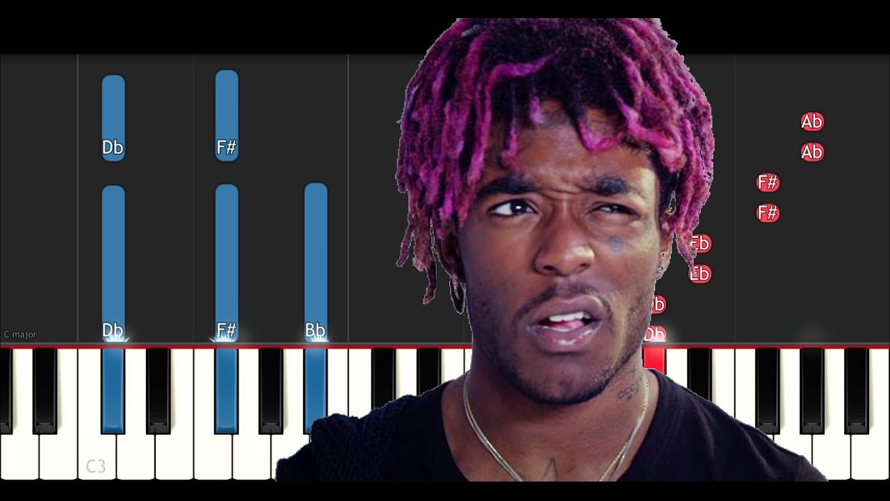 Lil Uzi Vert - The Way Life Goes (SLOW EASY PIANO TUTORIAL)