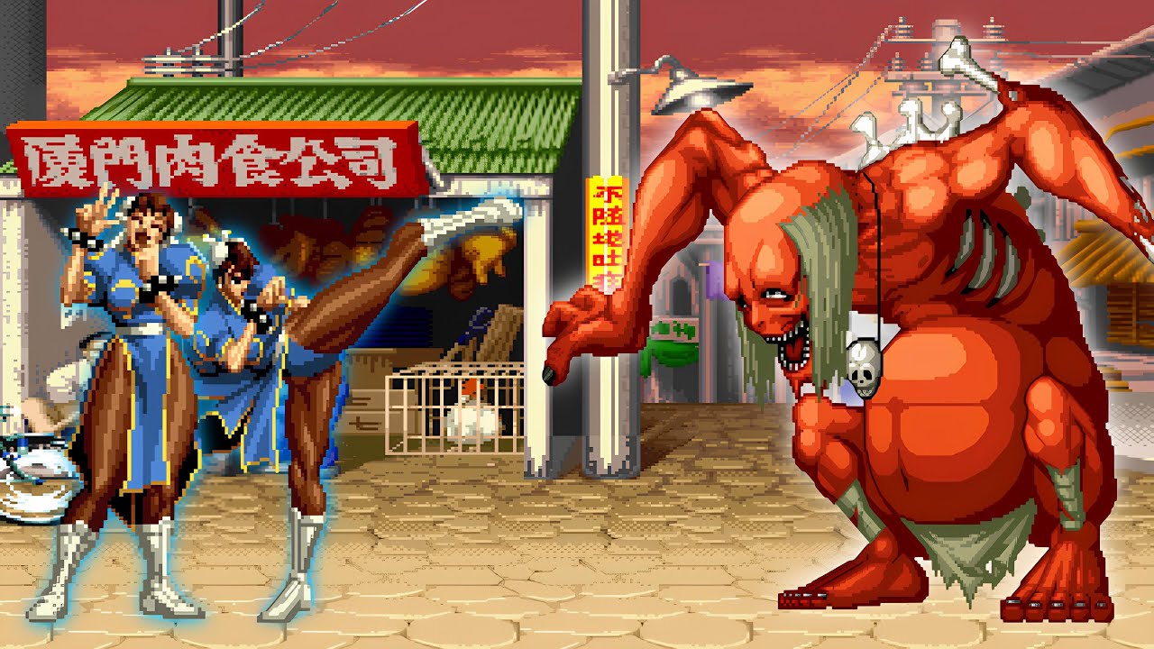 [KOF MUGEN Chun Li vs. Kusaregedo