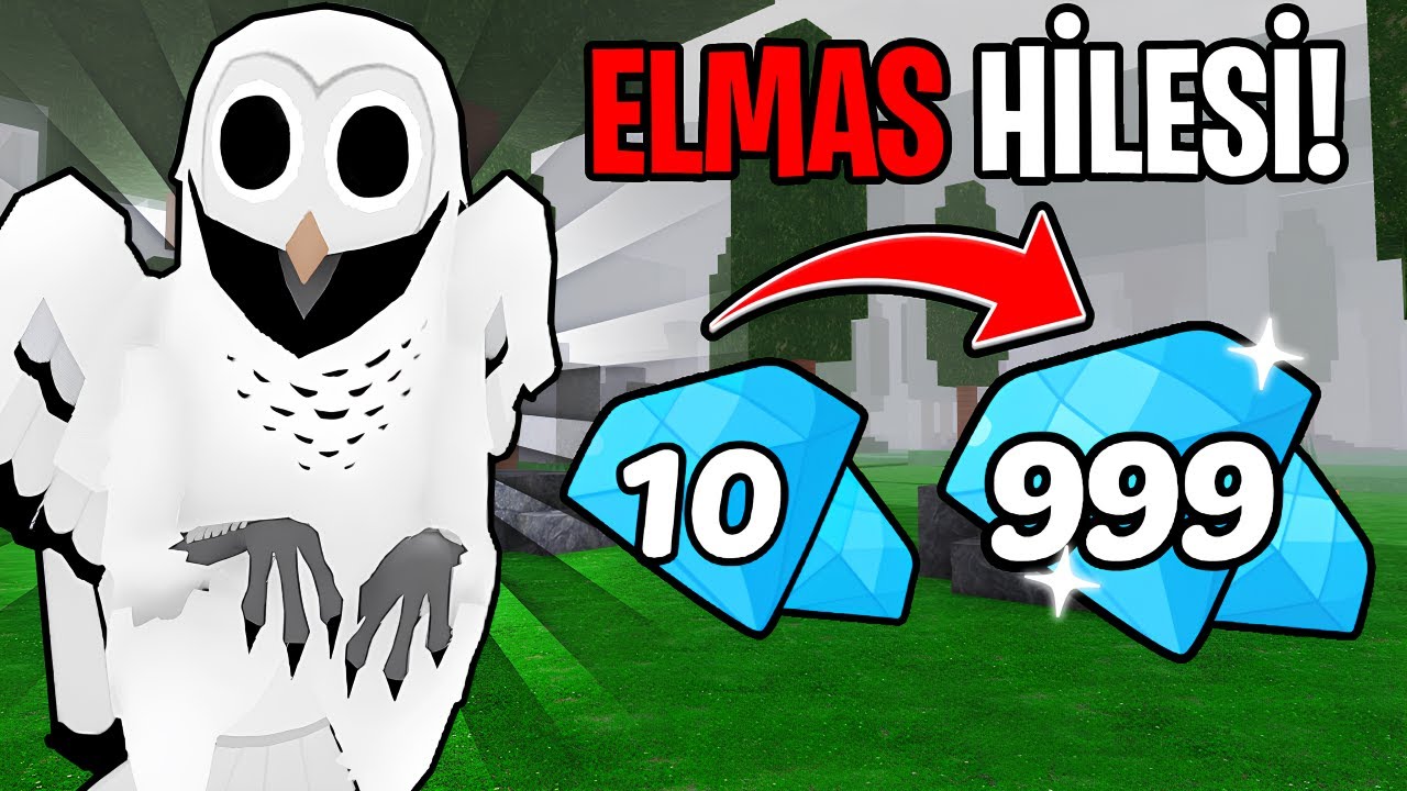 💎 SINIRSIZ ELMAS KASMA HİLESİ &Ccedil;OK BASİT 😱 !!! - Roblox Ormanda 99 Gece