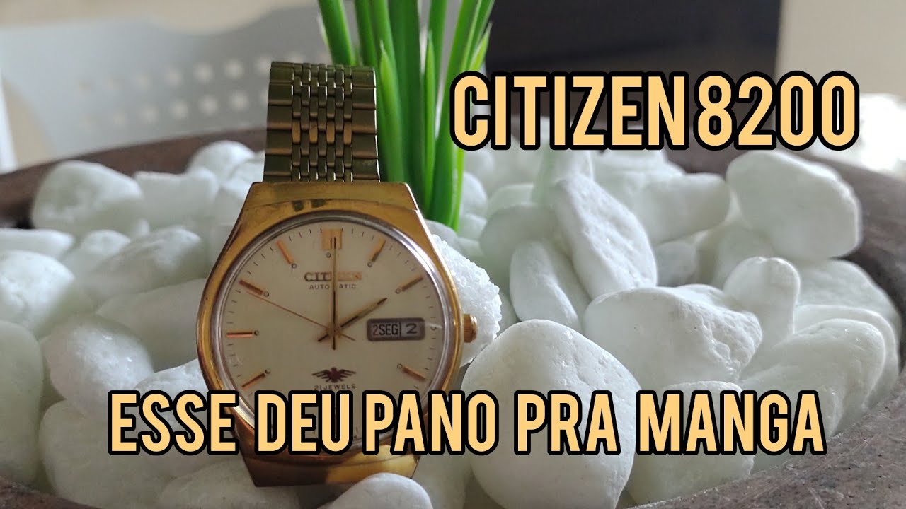 ESSE TAVA DESPENTEADO - CABELO RUIM - REVISÃO - CONSERTO DE RELOGIOS - CITIZEN 8200