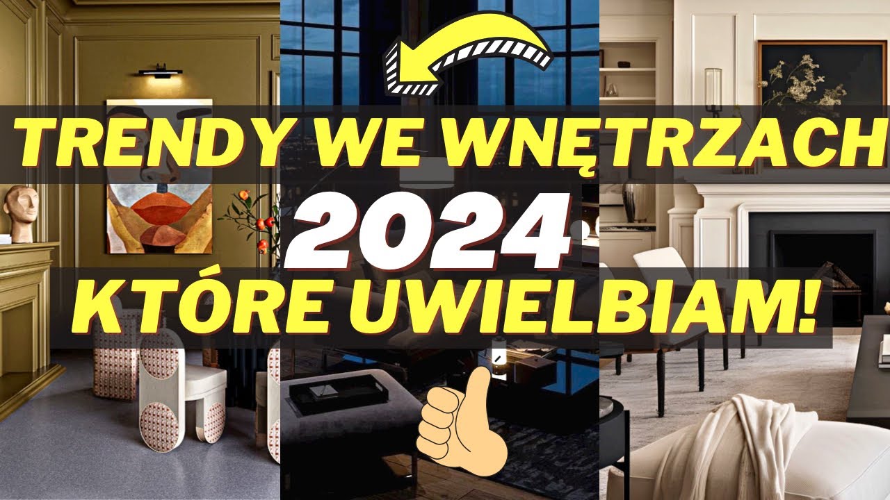 🔊❤️TRENDY WNETRZARSKIE 2024 ROKU, KTÓRE UWIELBIAM. NOWOŚCI WE WNĘTRZACH.MODNE WNĘTRZA 2024😎