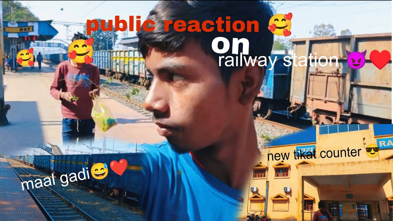 Cute girl reaction🥰ray railway station 🚉 ♥️🥰 video jaldi dekho 😎#viral #railway#cute #girlrection  