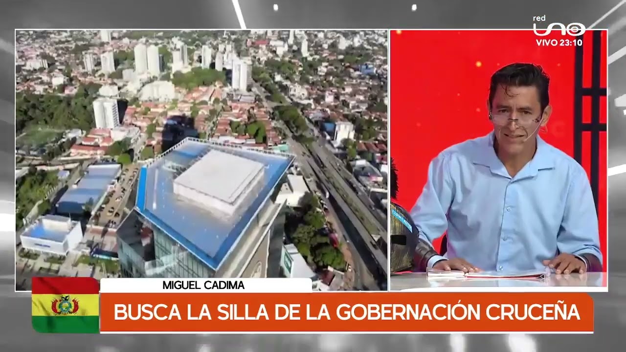 MIGUEL CADIMA BUSCA LA GOBERNACIÓN CRUCEÑA