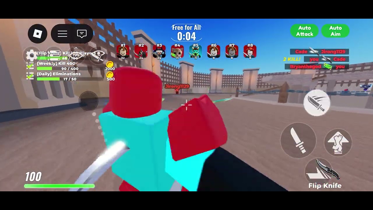 Knife or sniper