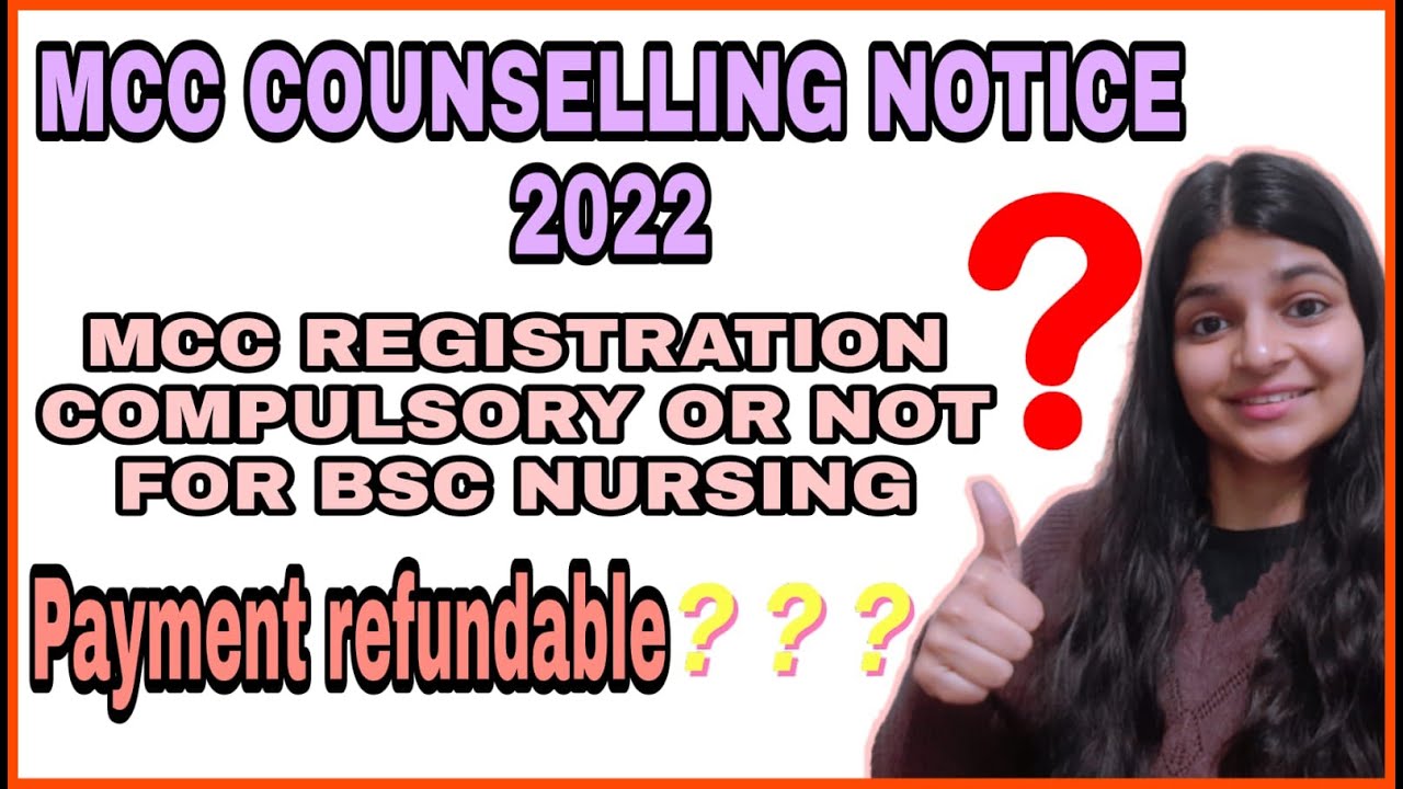 MCC COUNSELLING PROCEDURE FOR BSC NURSING || STEP STEP PROCESS OF MCC PROCEDURE
