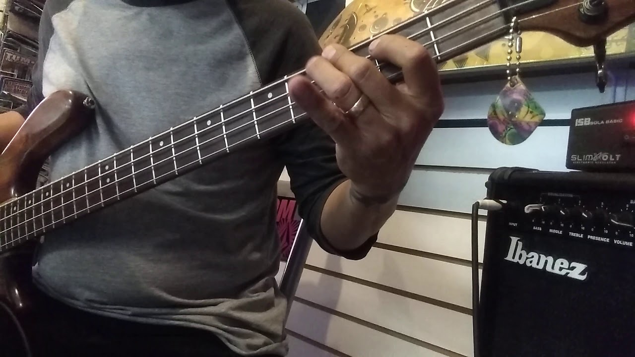 Malas intenciones. Héroes del silencio. cover de bajo.