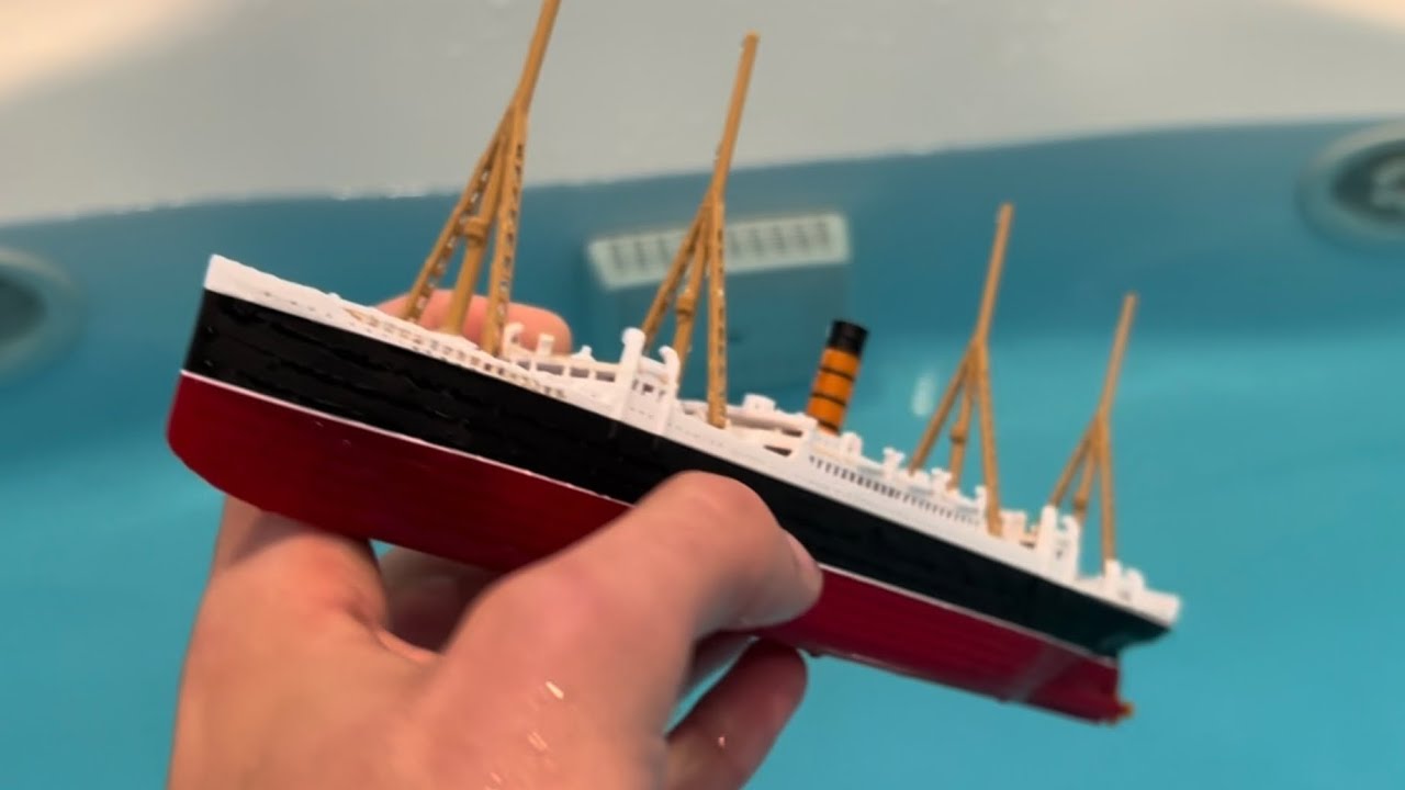 Carpathia Submersible Toy Unboxing and Sinking Review