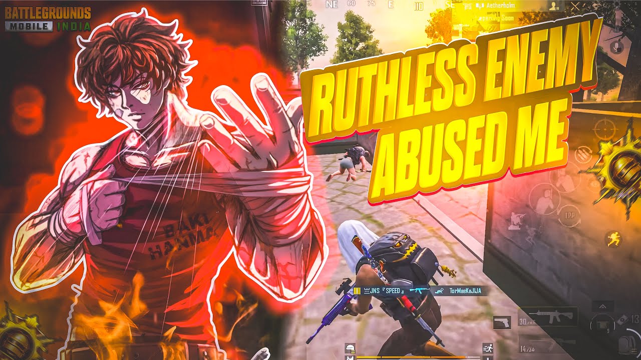 RUTHLESS ENEMY ABUSED ME🤬| BGMI ( SOLO vs SQUAD ) GAMEPLAY