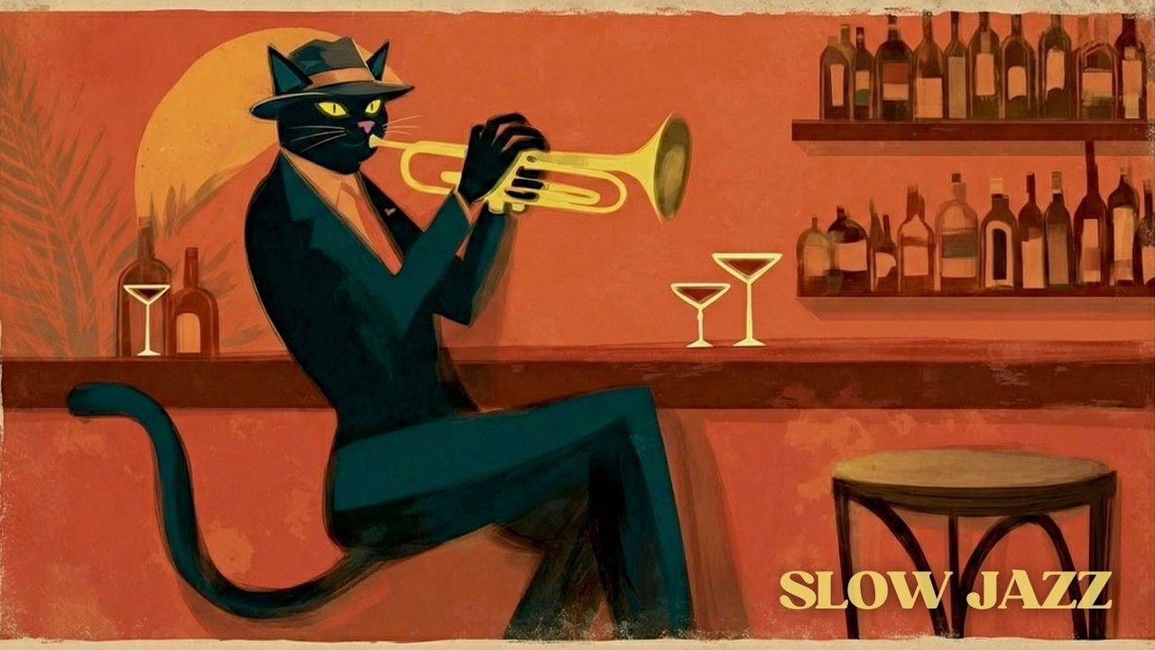 Slow Jazz — После Закрытия в Винтажном Джаз-Баре для Тихих Ночей