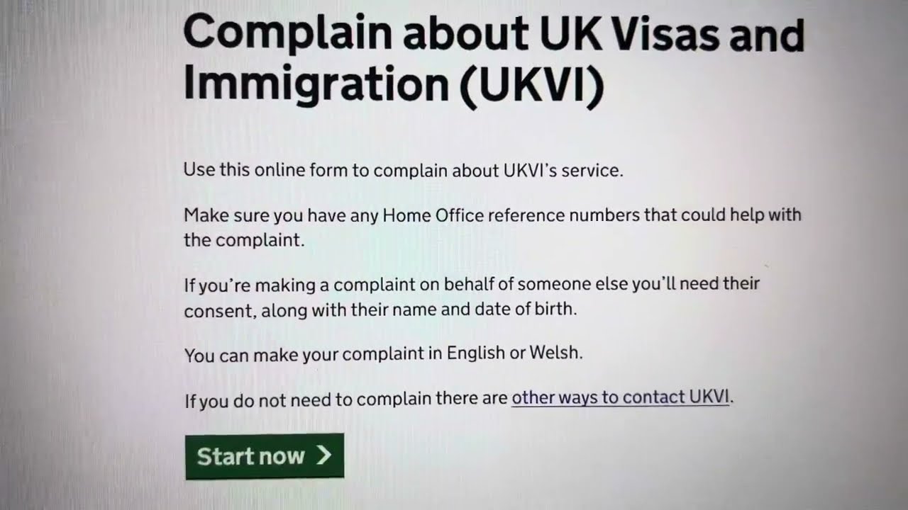 UK visas and immigration complaints procedure ,complaint about Waiting for a decision or documents,