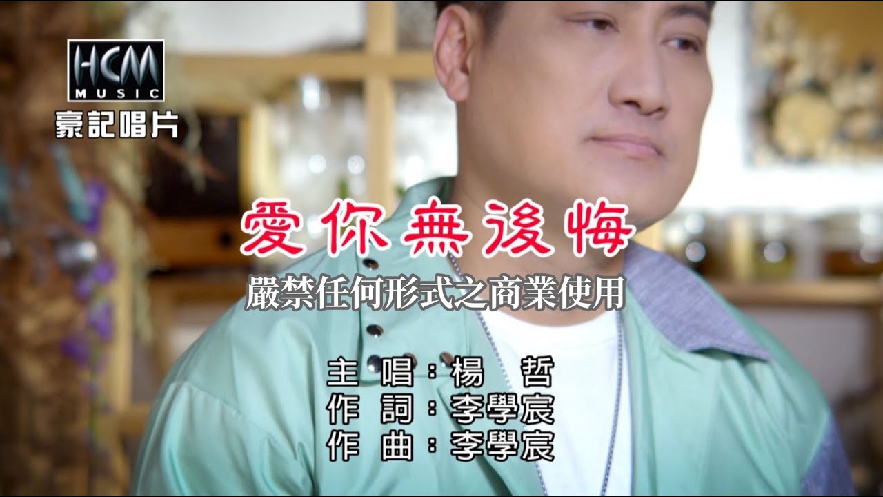 楊哲-愛你無後悔【KTV導唱字幕】1080p HD