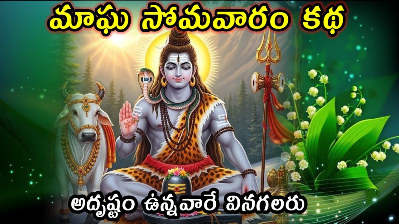 మాఘ సోమవార కథ తప్పక వినండి@Jai srikrishna 