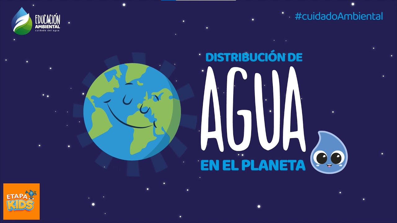 Distribución del agua en el planeta Tierra, generalidades del agua y sus estados en la naturaleza