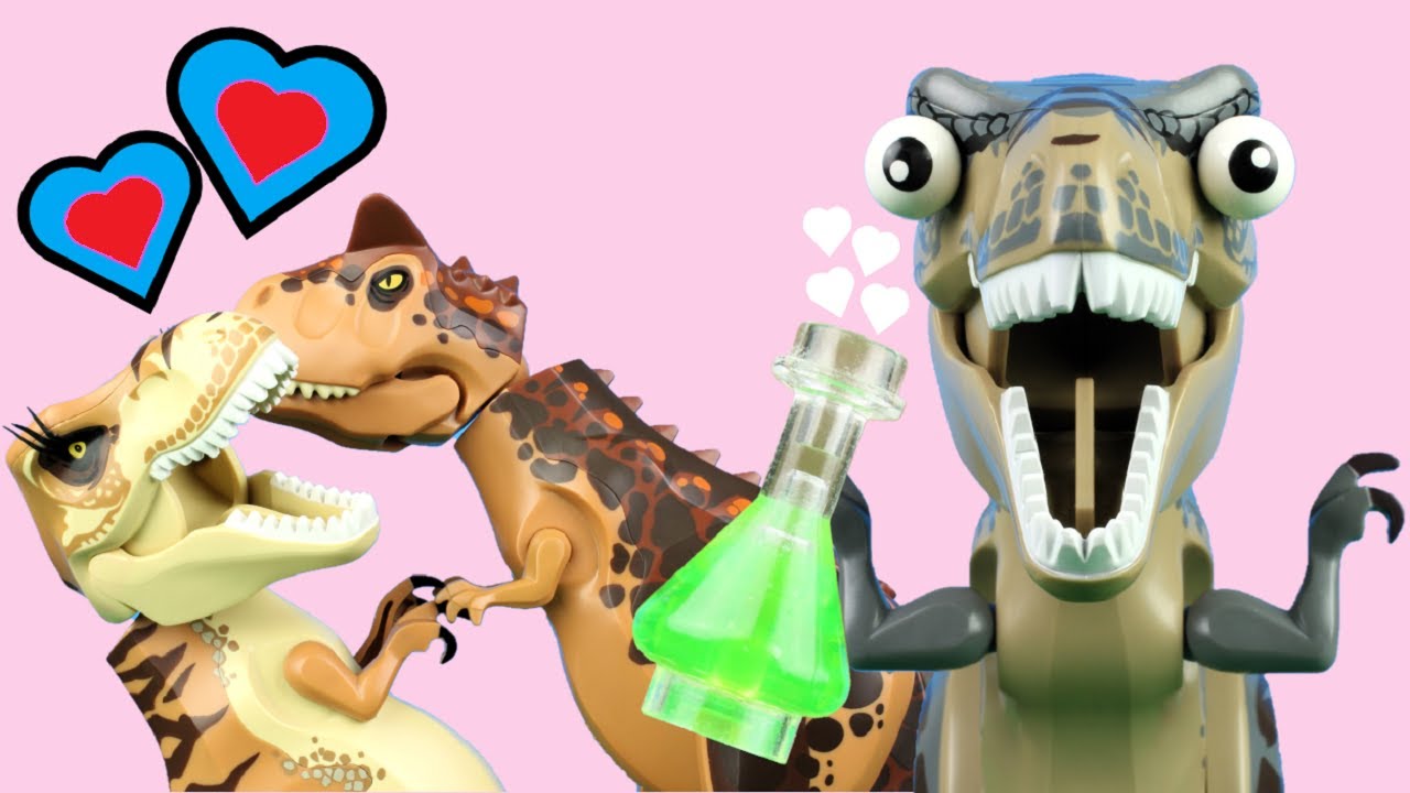 T-Rex Love Potion 🦖💖 | Lego Jurassic World Stop Motion | Reptibian Bricks