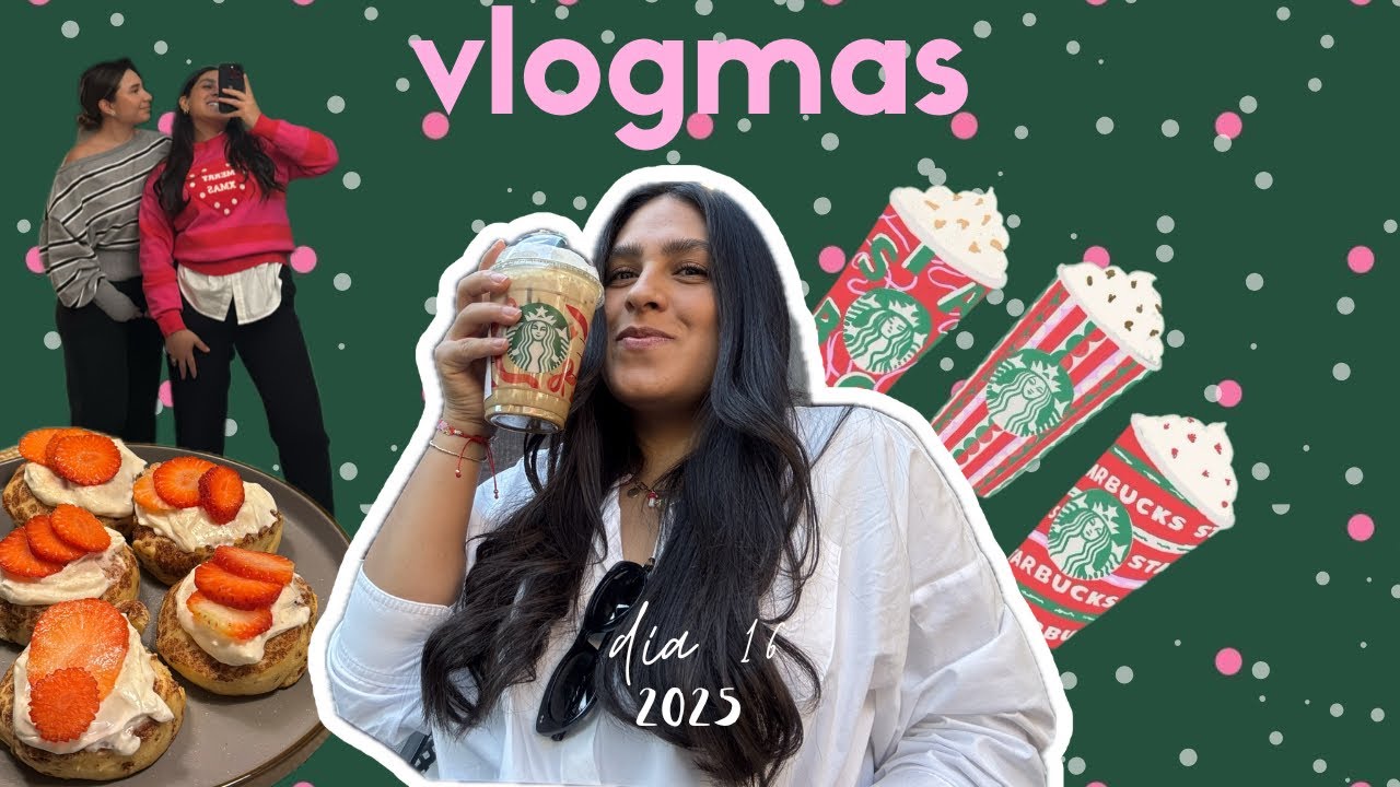 vlogmas🧋(día 16) el mejor café navideño + horneamos los roles de canela más ricos!! ♡ Isa