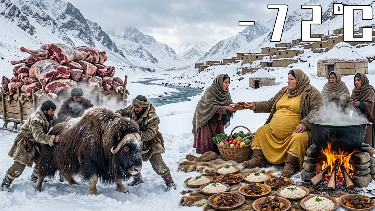 Surviving -72&deg;C in the Afghan Mountains: Giant Yak Feast & A Miracle Birth!