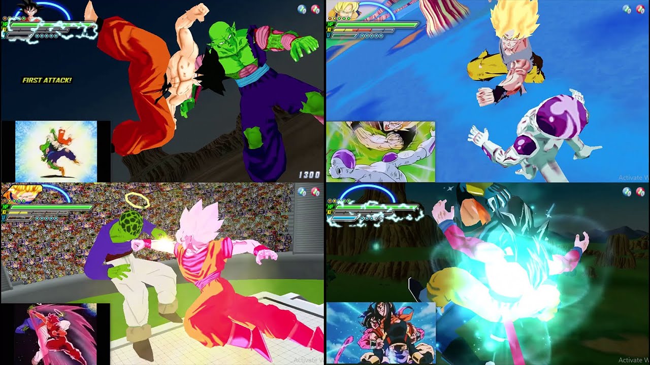 MY ISO DBZ TTT MOD Dragon Ball ZGT Goku all forms and attacks with References