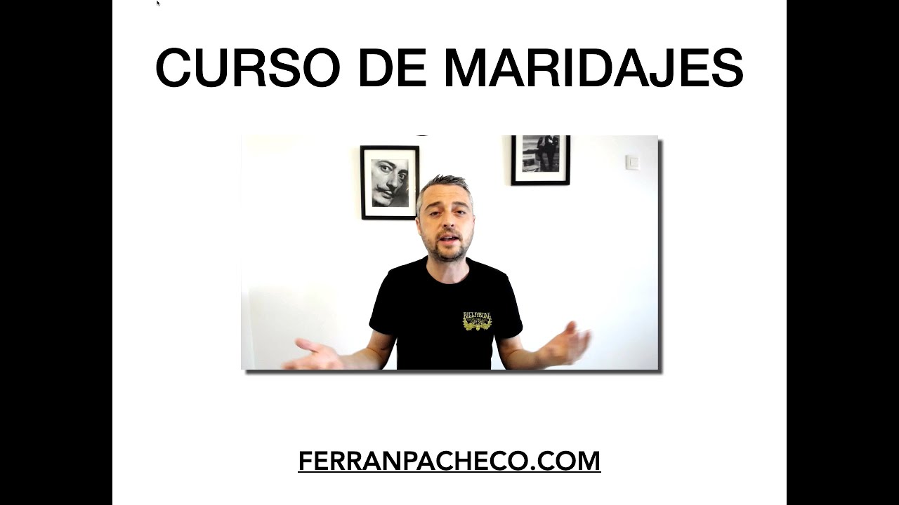 Curso de maridaje de vino y comida ideal para principiantes. Guía y trucos para entender de vinos.