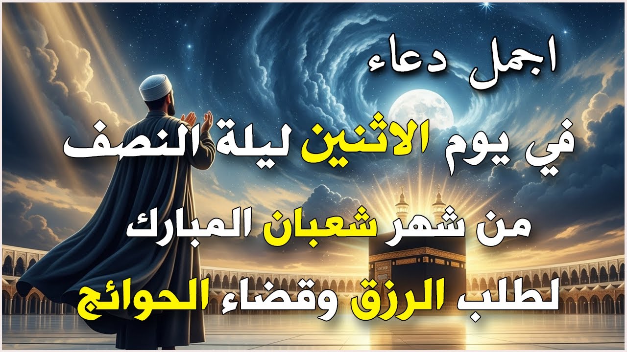 دعاء فى صباح يوم الأثنين 14 من شهر شعبان لطلب الرزق والفرج وقضاء الحوائج وتفريج الهم بإذن الله 💚