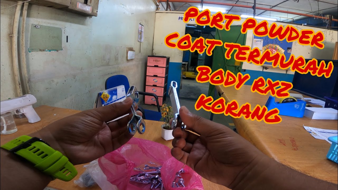 LOKASI POWDER COAT BODY RXZ TERMURAH DIPASARAN | MAKAN2 DI SHAH ALAM