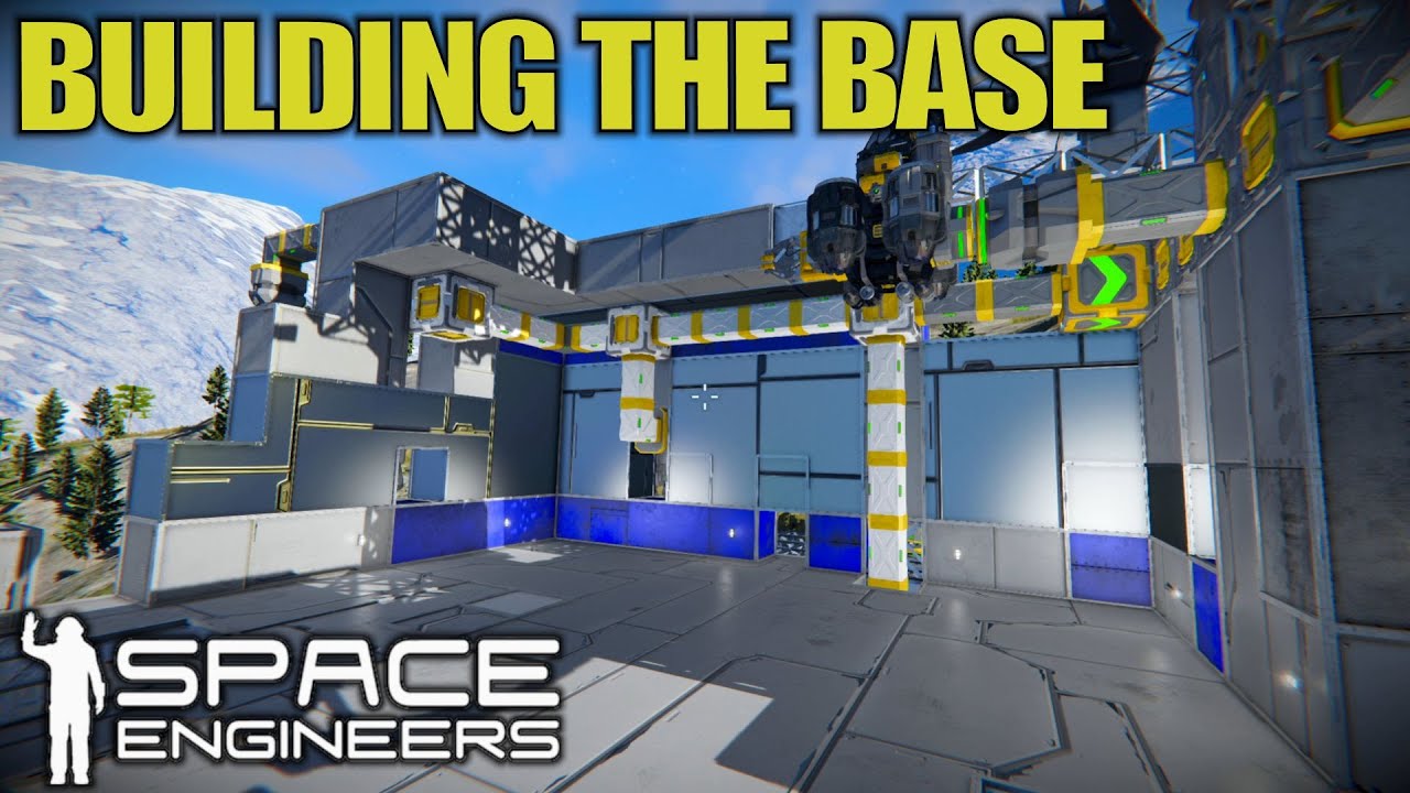 Build & Repair System Working on the Base | Space Engineers | Let's Play Gameplay | E17
