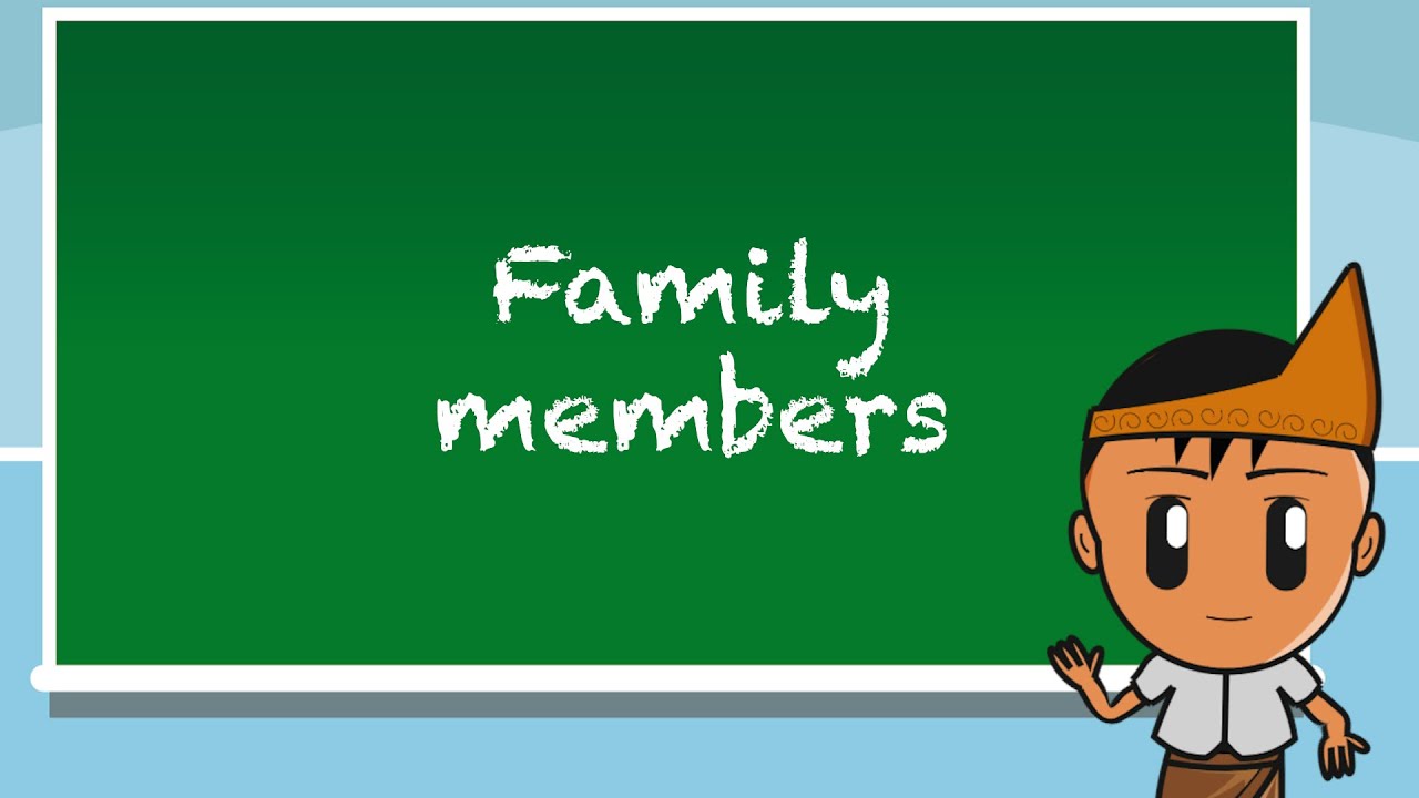 Learn Indonesian online - Family members - lesson 10