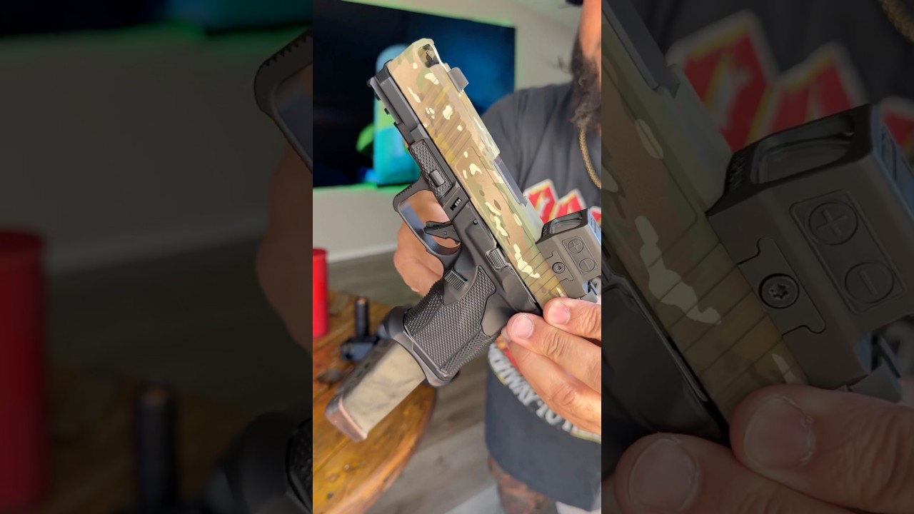 Carryin' with an EXTENDO?! 🤯 #suppressor #silencer #extendo #drummag #glock19 #rxm #rugerrxm