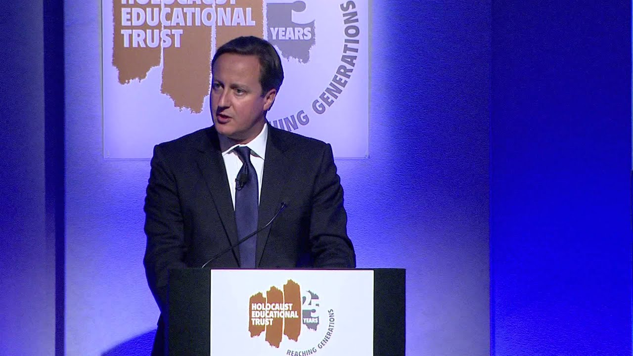 Holocaust Educational Trust: Speech by Prime Minister David Cameron