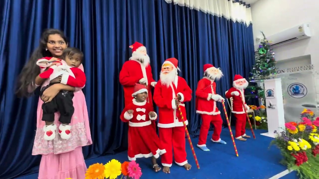 Christmas thatha dancers Santa Claus 🎅 dance Tamil tappa kuthu dj remix 