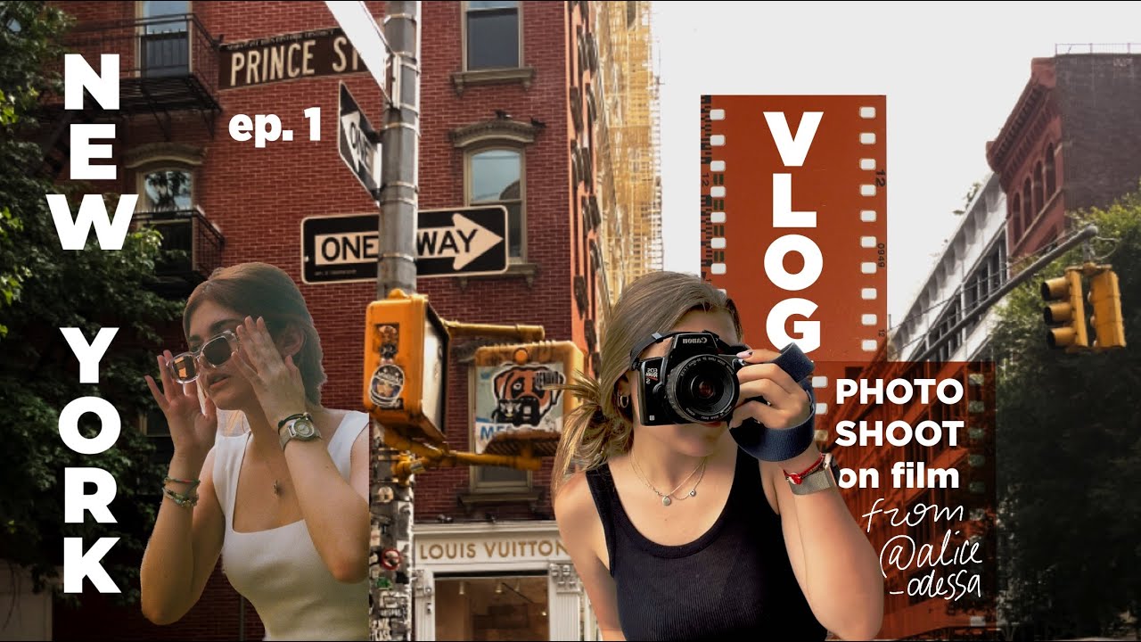 NEW YORK VLOG episode 1: a day in SoHo & photoshoot on film