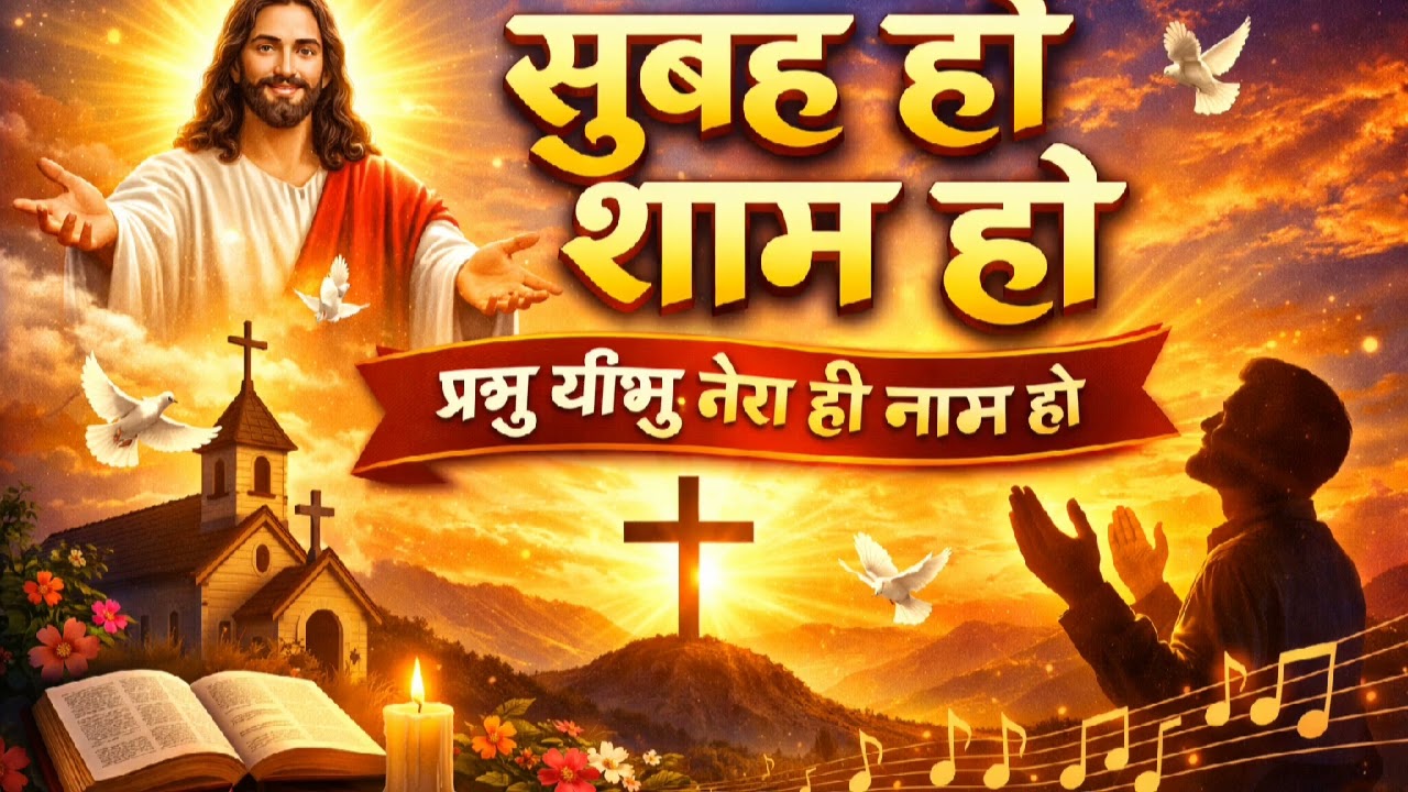 सुबह हो शाम हो//Jesus songsc//masih song/new song / Jesus Geet/Hindi Jesus songs 