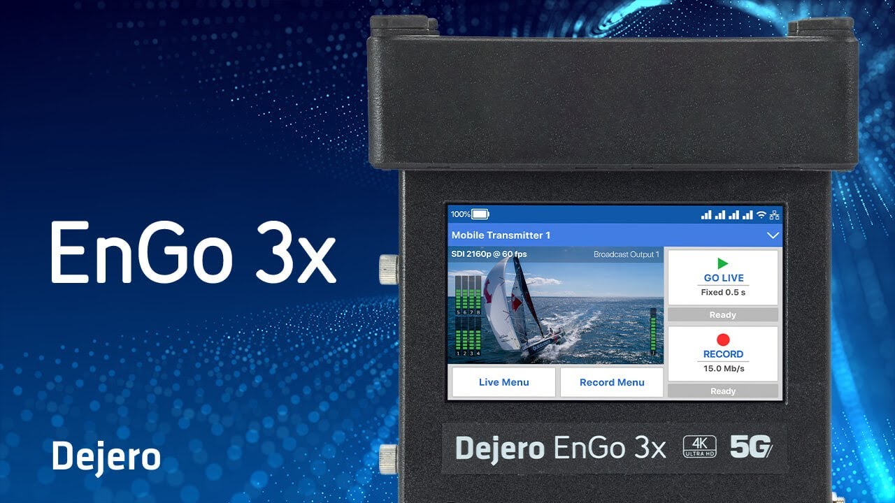 Dejero EnGo 3x | Multi-camera 5G Mobile Transmitter and Internet Gateway