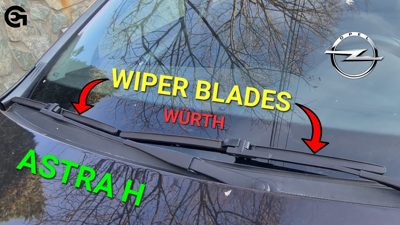 Front Wiper Blades Replacement - Astra H Opel (Vauxhall)