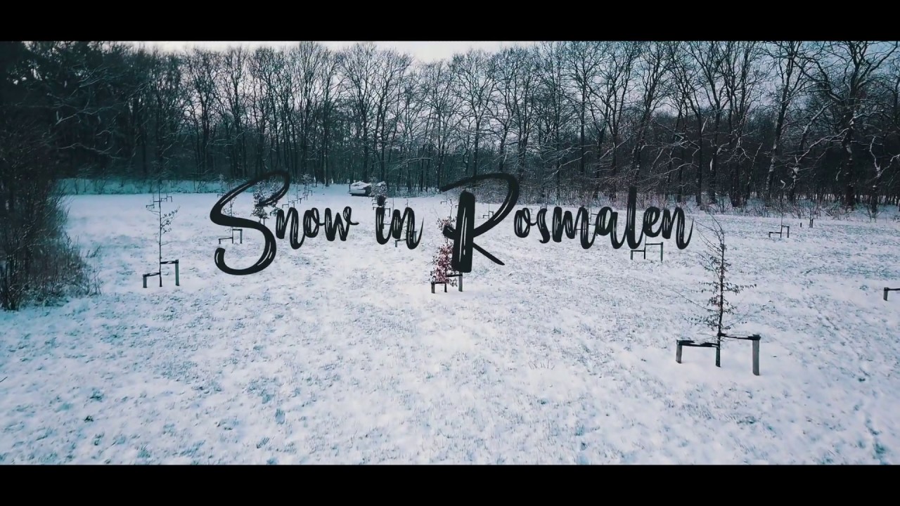 Snow in Rosmalen, Netherlands | 4K drone video 2019