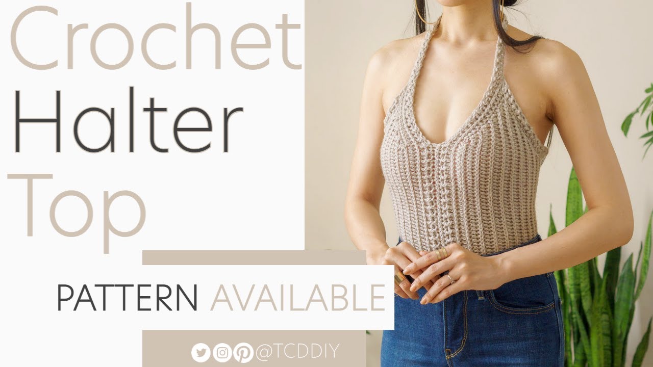 How to Crochet a Halter Top | Pattern & Tutorial DIY
