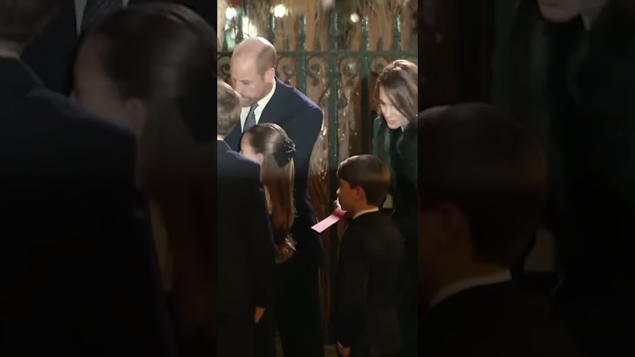 Princess Kate Arrives with Prince William and Children for Christmas Carol Service