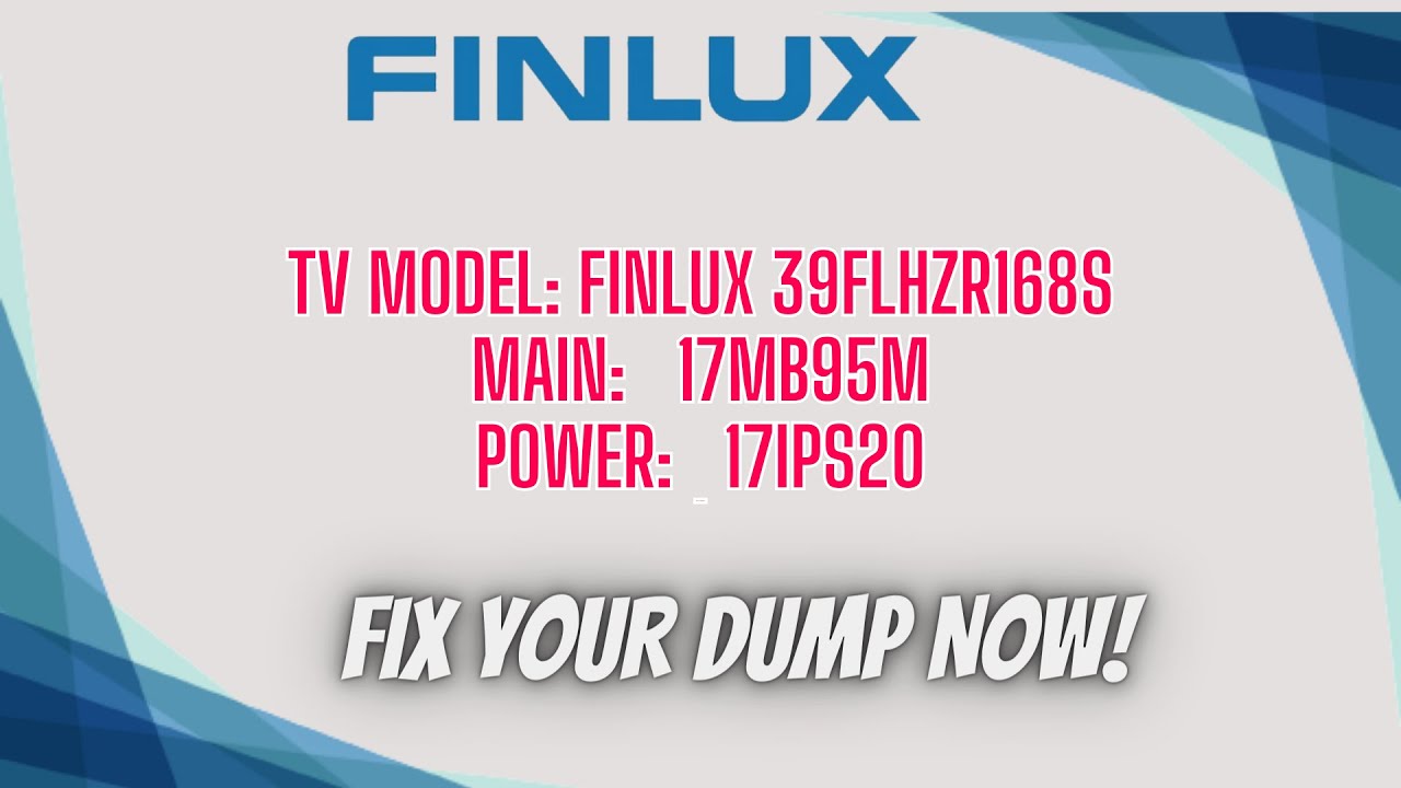 17MB95M FINLUX 39FLHZR168S firmware dump.