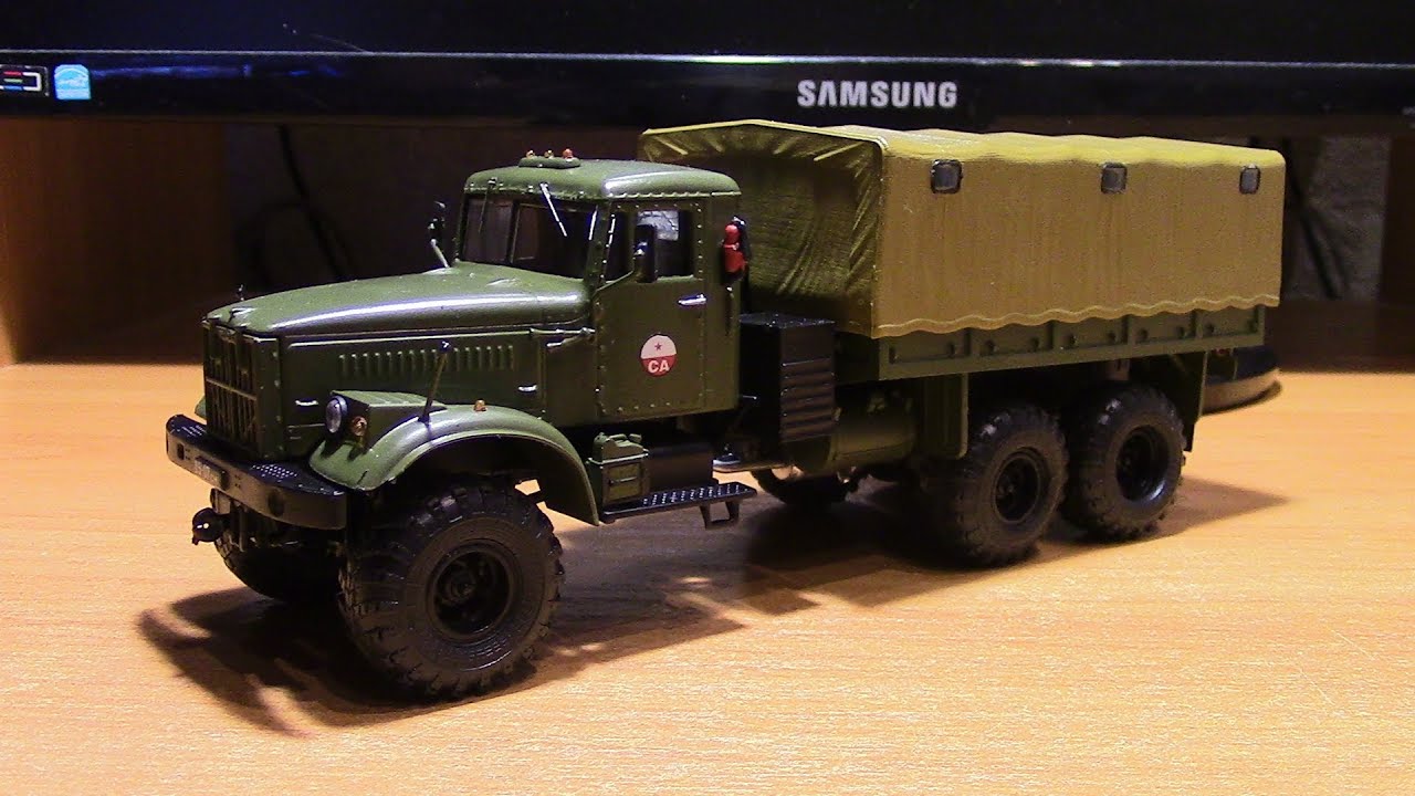 Сборка модели бортового КрАза 255Б1 AVD models