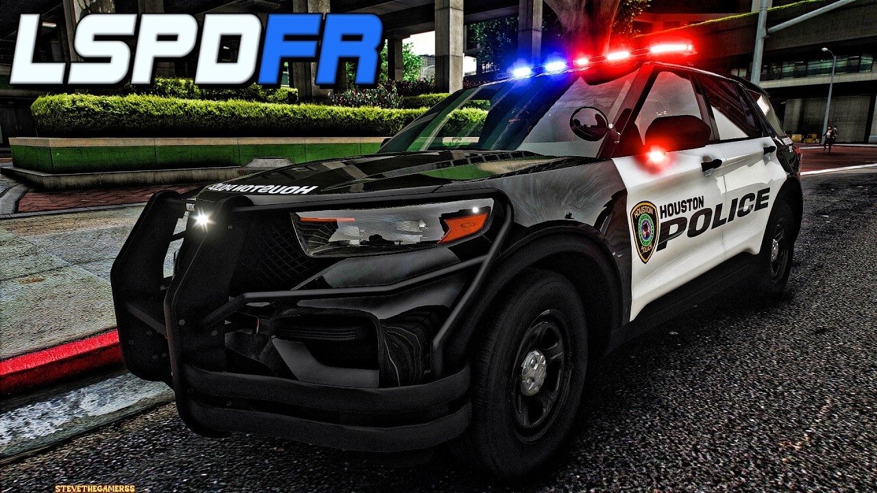 🚔 GTA 5 LSPDFR | Городской дневной патруль с HPD | Реалистичный геймплей полицейского