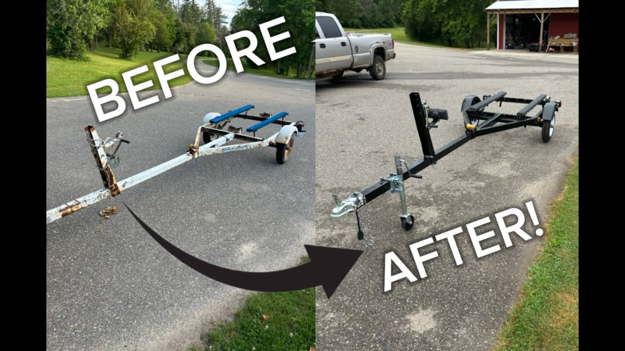 Budget Boat Trailer Restoration - Alumacraft 1236 Jon Boat Build Part 1