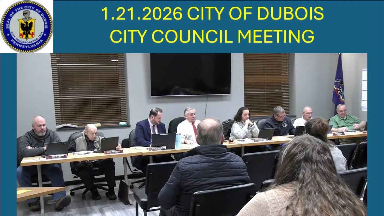 1.21.2026 DuBois City Council Meeting