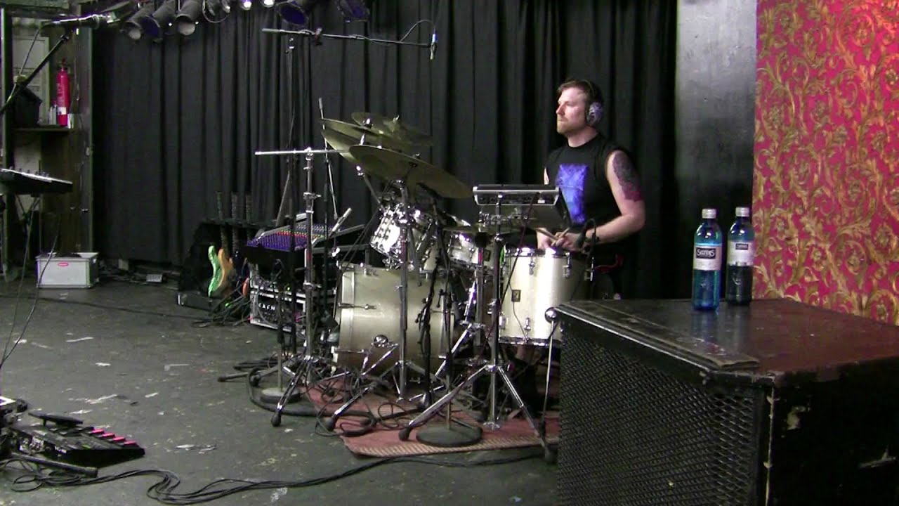 Sean Reinert soundcheck and 