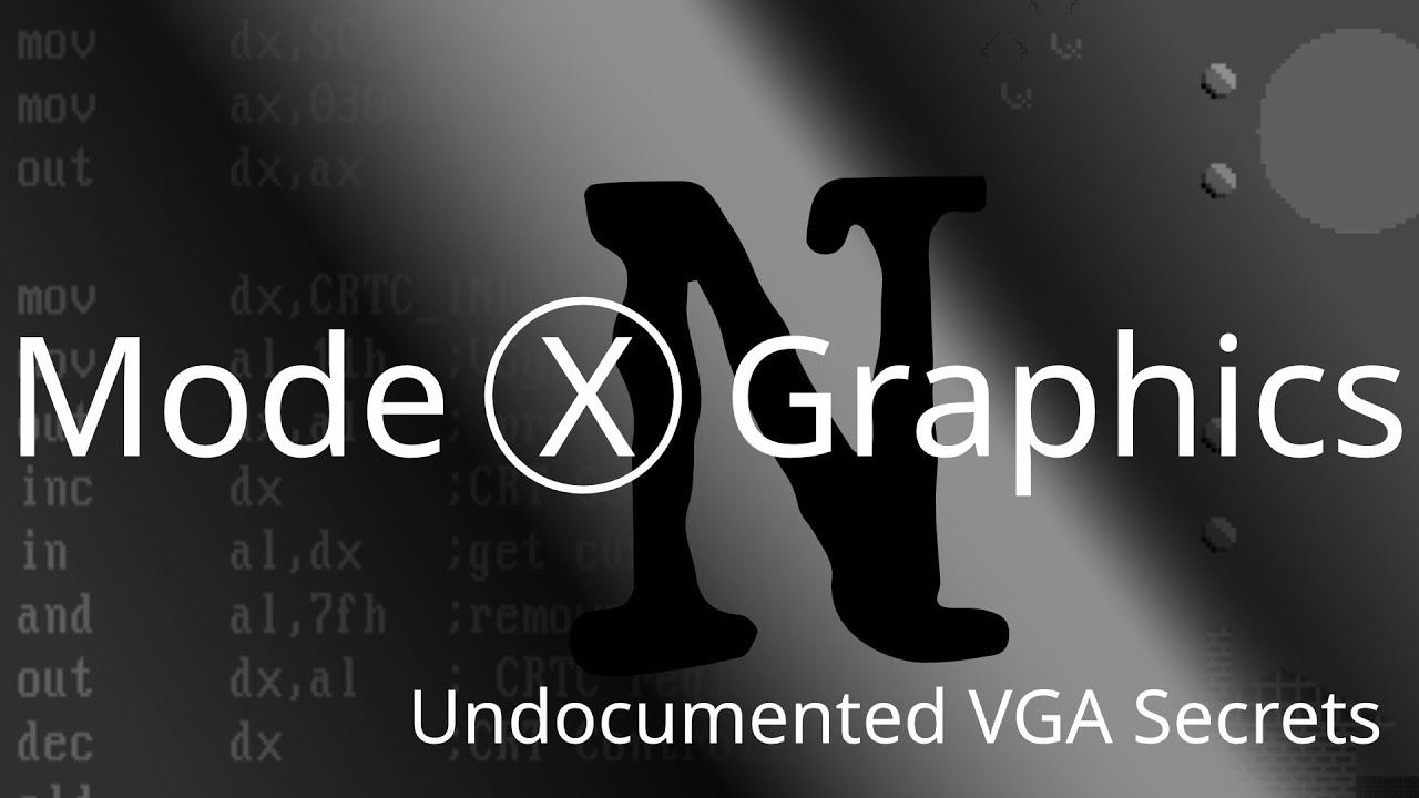 MS-DOS Programming - The Mode X Deviation