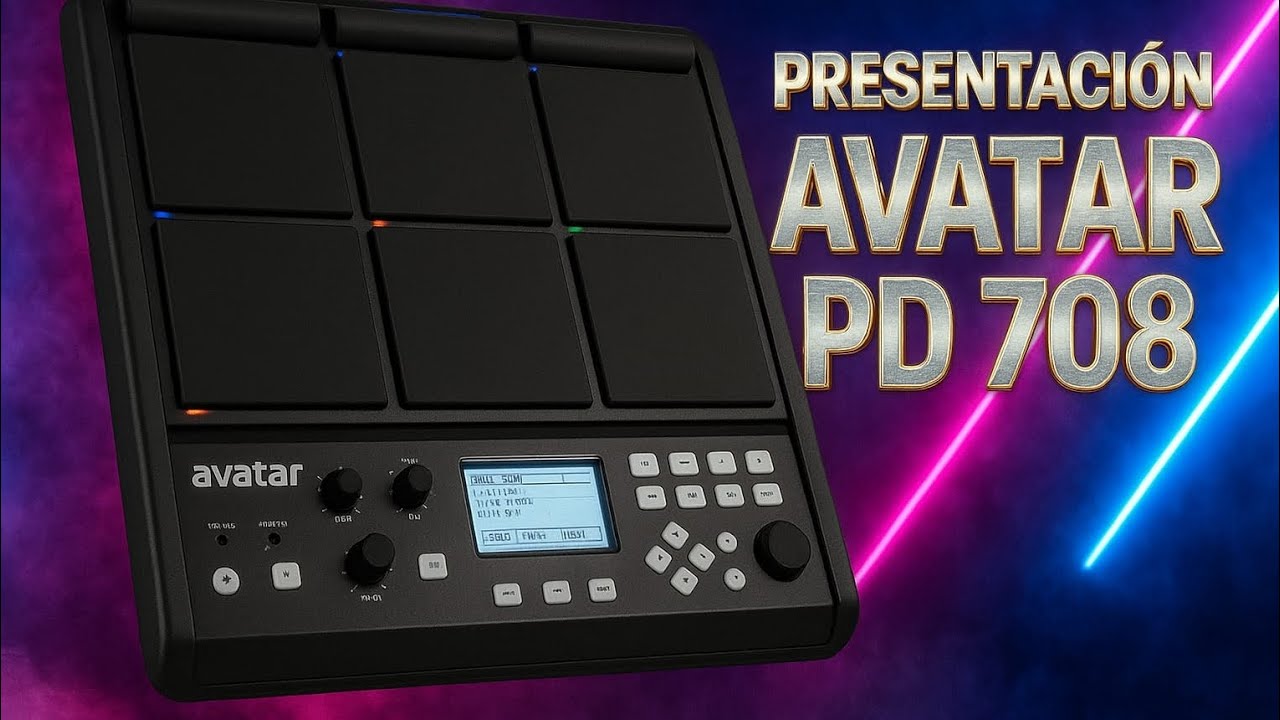 Samplepad Avatar pd 708 !! Presentación del samplepad 🔥