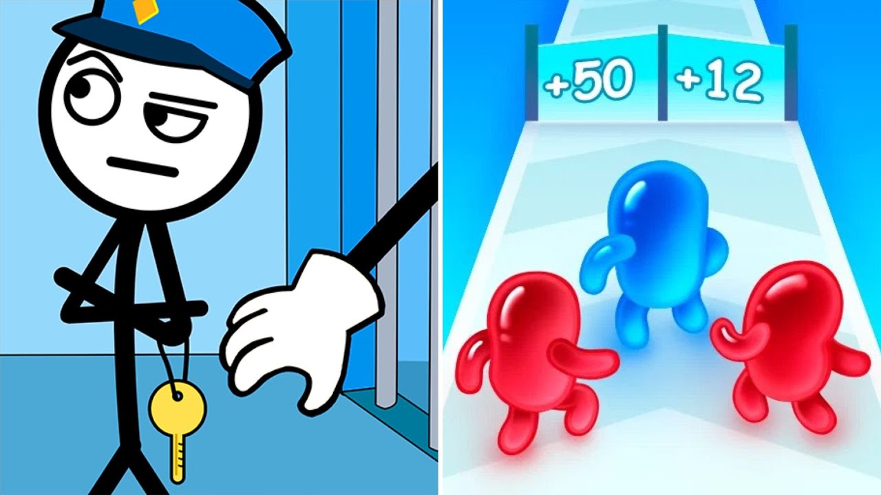 Thief Puzzle Vs Join Blob Clash 3d Max Mob Runner &mdash; All Levels Android iOS Gameplay