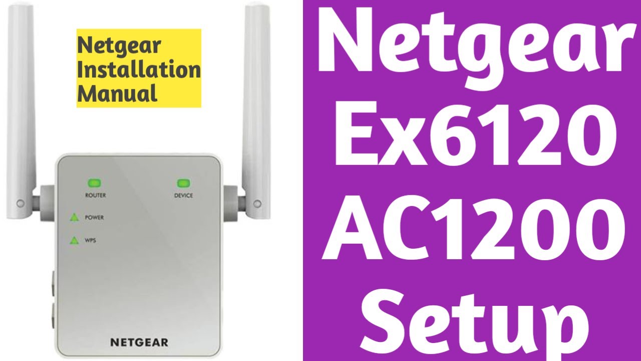 НАСТРОЙКА NETGEAR EX6120 | УСТАНОВКА РАСШИРИТЕЛЯ NETGEAR AC1200 EX6120 | Настройка расширителя My...