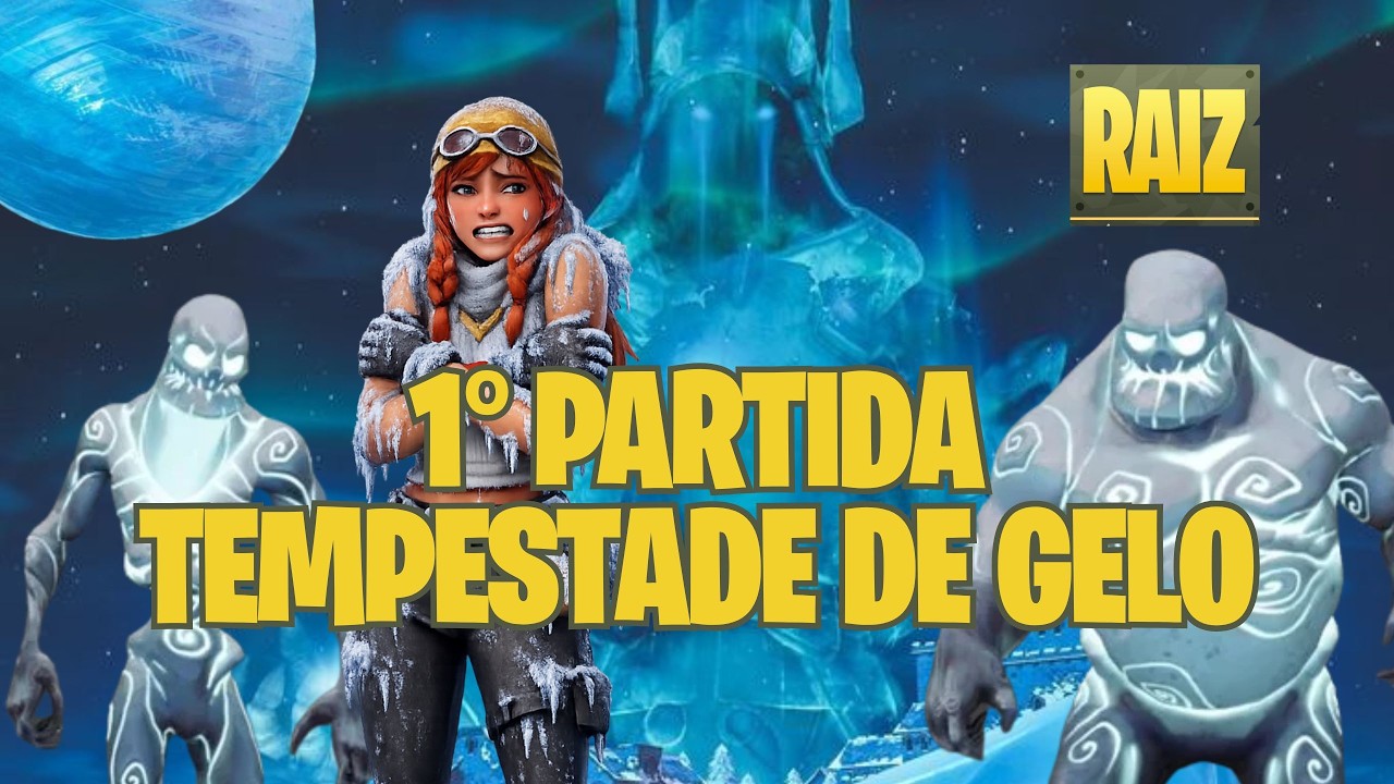 PRIMEIRA GAMEPLAY DEPOIS DA TEMPESTADE DE GELO! 😱🧊#fortnite #fortniteraiz  #fortniteog