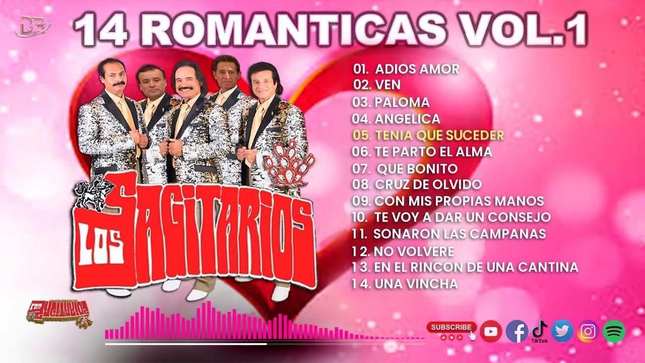 Los Sagitarios  - 14 ROMANTICAS VOL.1 (ALBUM COMPLETO)